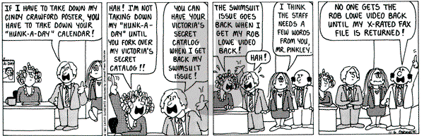 Cathy Classics on Wednesday November 6, 1991 Comic Strip