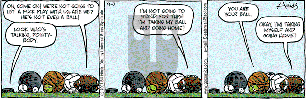 Cleats on Friday September 7, 2007 Comic Strip