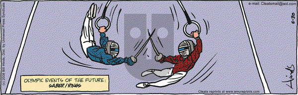 Cleats on Saturday August 30, 2008 Comic Strip