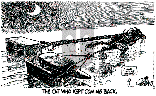 Pat Oliphant on Tuesday August 6, 1991 Comic Strip