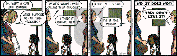 The Boondocks on Monday October 3, 2005 Comic Strip