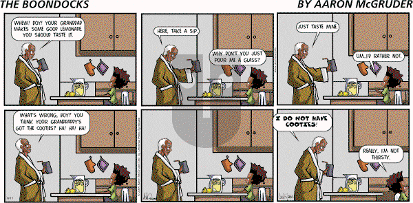 The Boondocks on Sunday April 14, 2013 Comic Strip