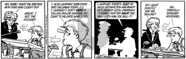 Doonesbury on Friday March 6, 1992 Comic Strip