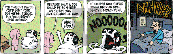 Pooch Cafe on Monday November 30, 2015 Comic Strip
