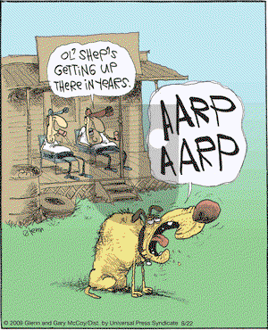 The Flying McCoys on Saturday August 22, 2009 Comic Strip