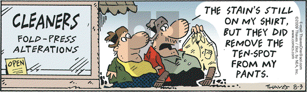 Frank and Ernest on Monday August 3, 2009 Comic Strip