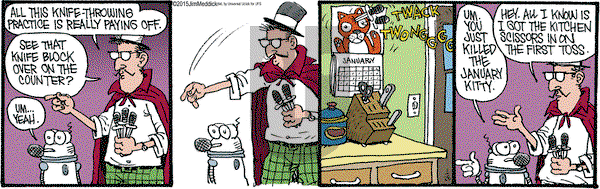 Monty on Thursday January 28, 2016 Comic Strip