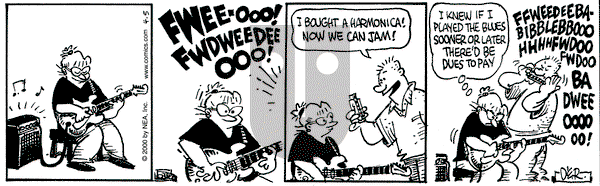 Betty on Wednesday April 5, 2000 Comic Strip