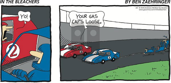 In the Bleachers - Sunday March 9, 2025 Comic Strip