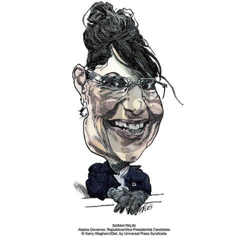 Faces in the News by Kerry Waghorn on Tuesday September 2, 2008 Comic Strip