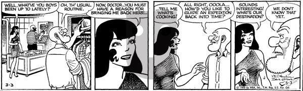 Alley Oop on Tuesday March 3, 1970 Comic Strip