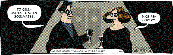 The Fusco Brothers on Wednesday April 9, 2025 Comic Strip