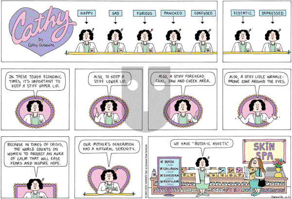 Cathy Classics - Sunday June 7, 2009 Comic Strip