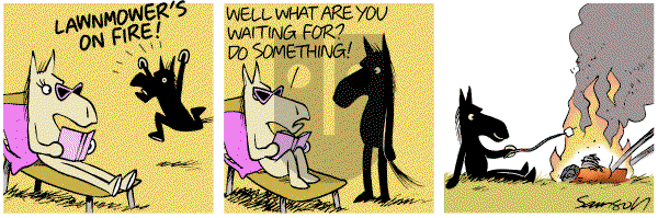 Dark Side of the Horse on Sunday December 18, 2011 Comic Strip