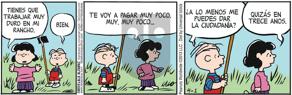 La Cucaracha on Monday April 1, 2013 Comic Strip