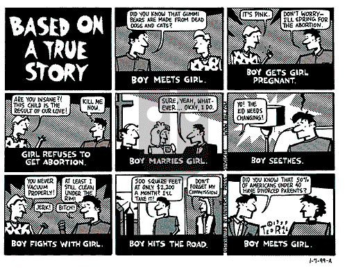 Ted Rall on Thursday January 7, 1999 Comic Strip