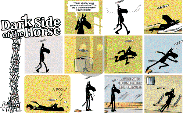 Dark Side of the Horse - Monday April 27, 2020 Comic Strip