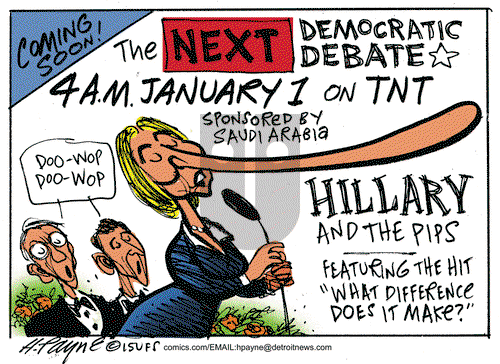 Henry Payne on Tuesday December 22, 2015 Comic Strip