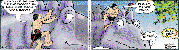 Alley Oop on Wednesday April 10, 2013 Comic Strip