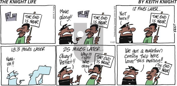 The Knight Life on Sunday November 27, 2016 Comic Strip