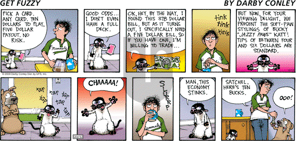 Get Fuzzy on Sunday December 18, 2011 Comic Strip