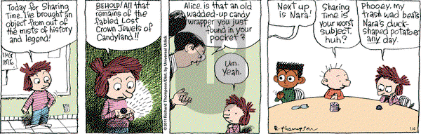 Cul de Sac on Monday January 4, 2016 Comic Strip