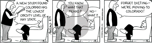 The Born Loser on Monday August 4, 2008 Comic Strip