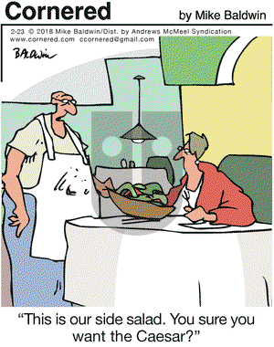 Cornered on Friday February 23, 2018 Comic Strip