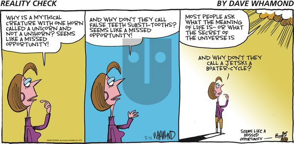 Reality Check on Sunday May 11, 2025 Comic Strip