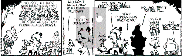 Over the Hedge on Thursday September 5, 2002 Comic Strip