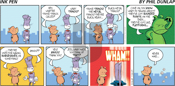 Ink Pen - Sunday May 24, 2009 Comic Strip