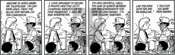 Doonesbury on Monday January 20, 1997 Comic Strip