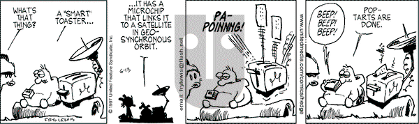 Over the Hedge on Friday June 13, 1997 Comic Strip