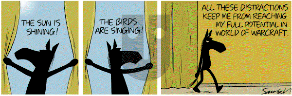 Dark Side of the Horse on Wednesday December 21, 2011 Comic Strip