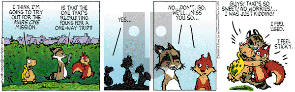 Over the Hedge on Friday October 23, 2015 Comic Strip