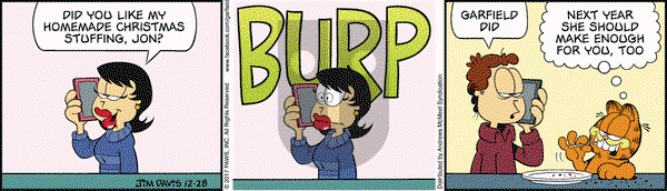 Garfield on Thursday December 28, 2017 Comic Strip