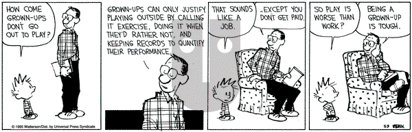 Calvin and Hobbes on Tuesday May 9, 1995 Comic Strip