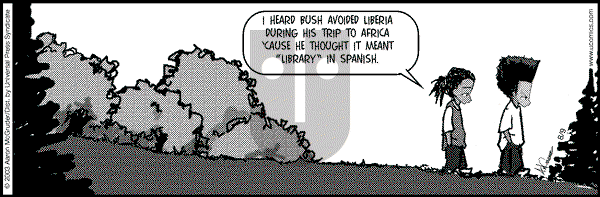The Boondocks on Saturday March 12, 2011 Comic Strip