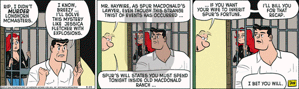 Rip Haywire on Wednesday August 23, 2017 Comic Strip