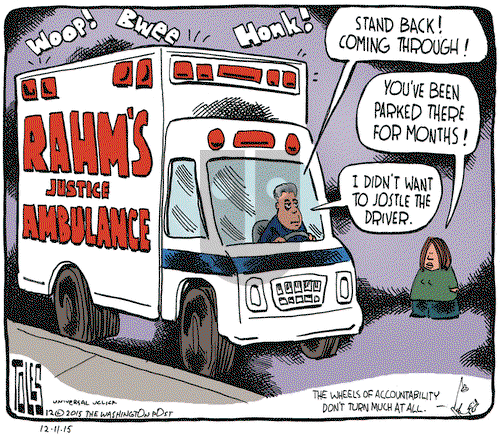 Tom Toles on Friday December 11, 2015 Comic Strip