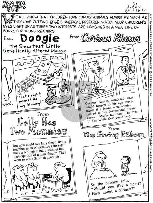 Tom the Dancing Bug on Saturday October 9, 1999 Comic Strip