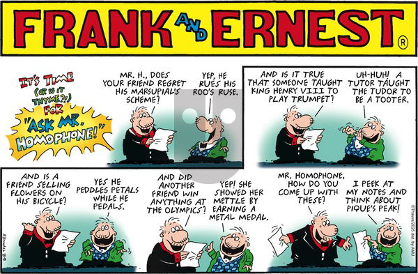 Frank and Ernest on Sunday June 8, 2025 Comic Strip