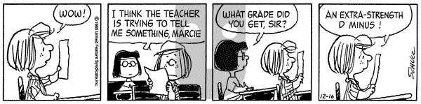 Peanuts on Monday December 16, 1985 Comic Strip