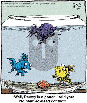 In the Bleachers on Wednesday November 12, 2014 Comic Strip