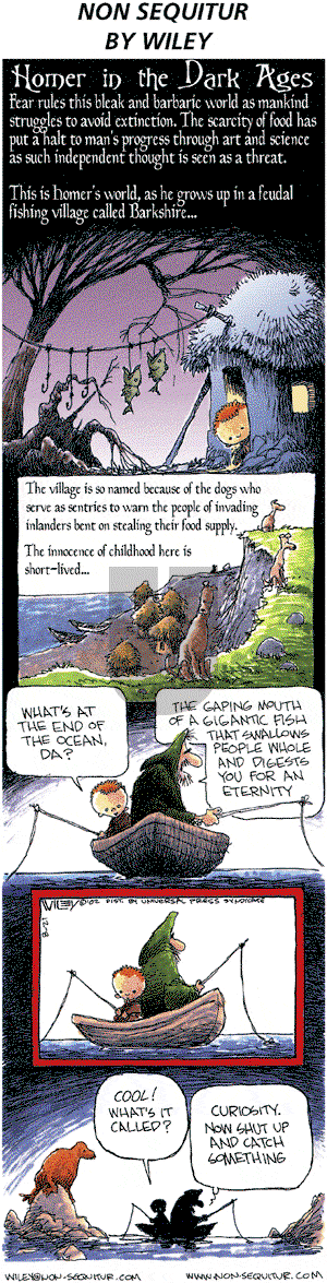 Non Sequitur on Sunday December 8, 2002 Comic Strip