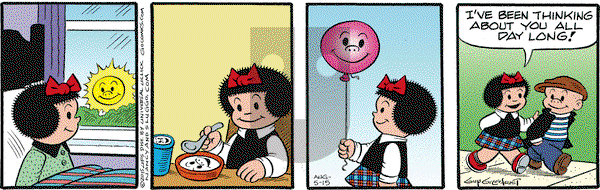 Nancy on Wednesday August 5, 2015 Comic Strip