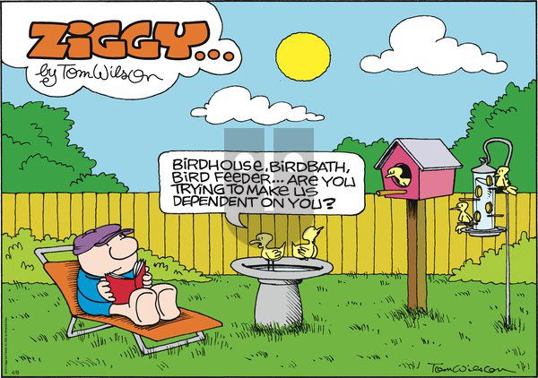 Ziggy on Sunday April 8, 2012 Comic Strip