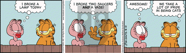 Garfield on Friday August 10, 2018 Comic Strip