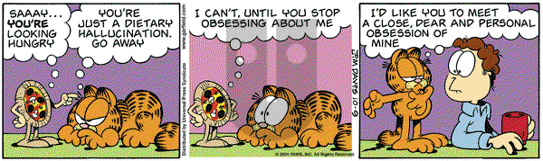 Garfield on Tuesday October 9, 2001 Comic Strip