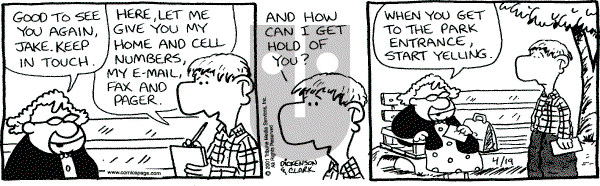 Lola on Thursday April 19, 2001 Comic Strip